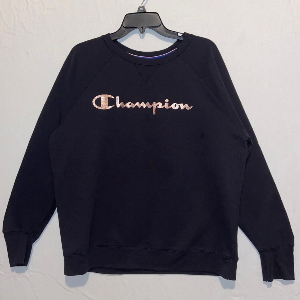 Champion Black Womens Sweat Shirt